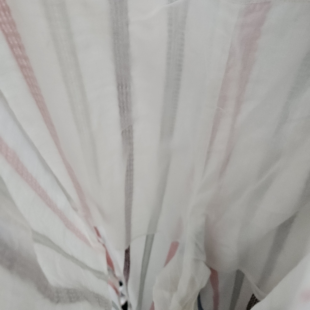 Anthropology Red Carter Everly Stripped Ruffle Hem Jumpsuit size XS - Picture 11 of 13